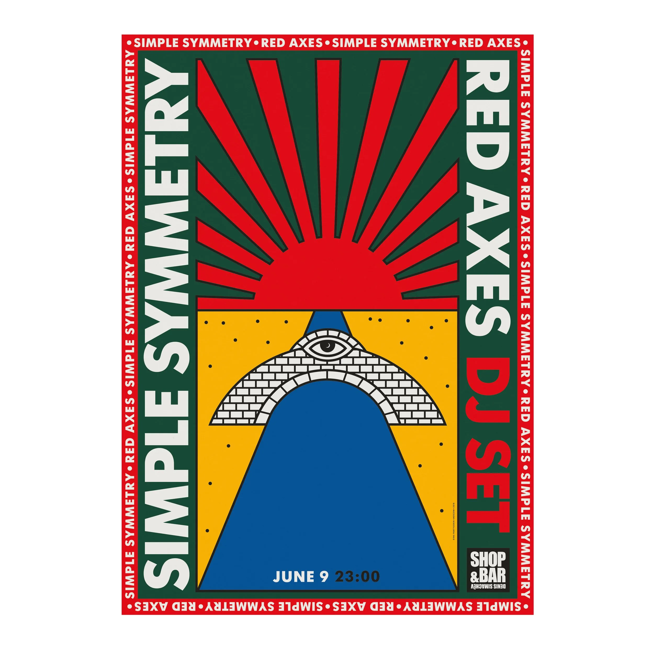 № P-169 / Simple Symmetry × Red Axes / Simachёv Bar