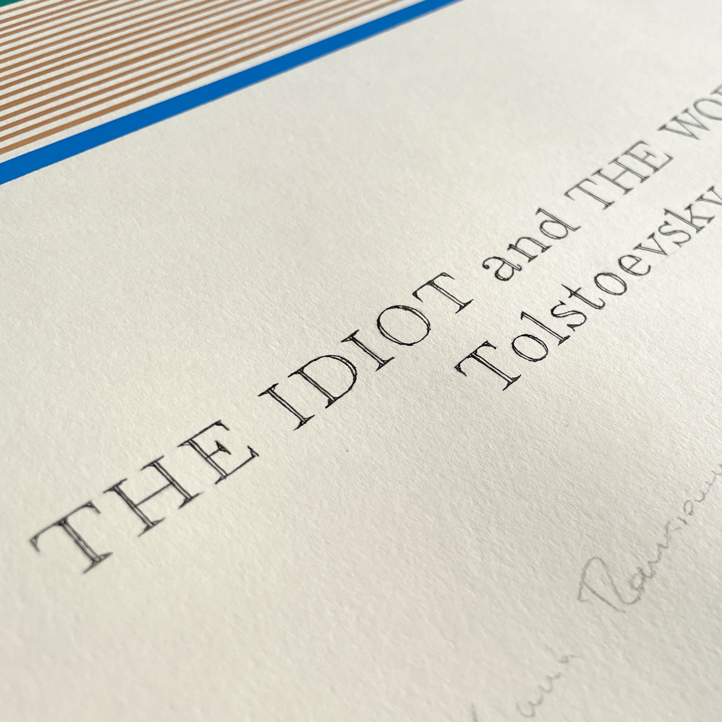 № O-007 / The Idiot and The World — photograph 3